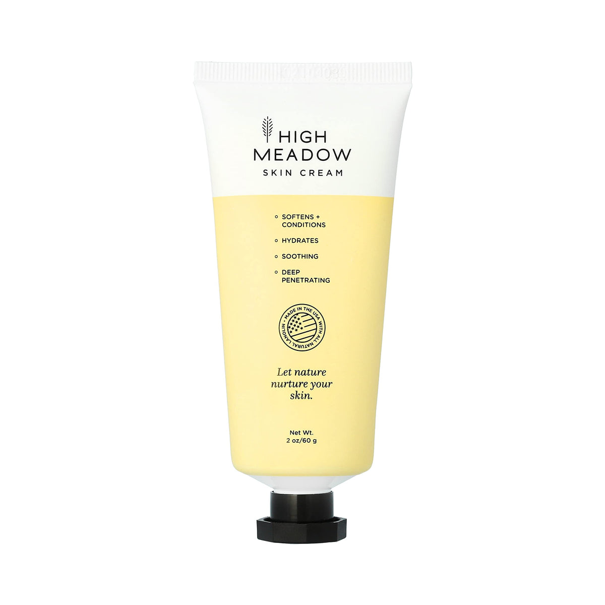 High Meadow Lanolin Skin Cream jar close-up showing rich hydration