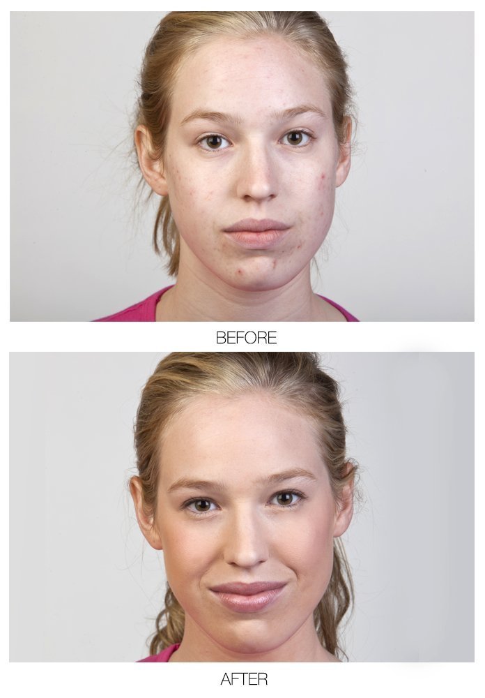 Magic Minerals Original built-in color correctors blending with skin tone naturally