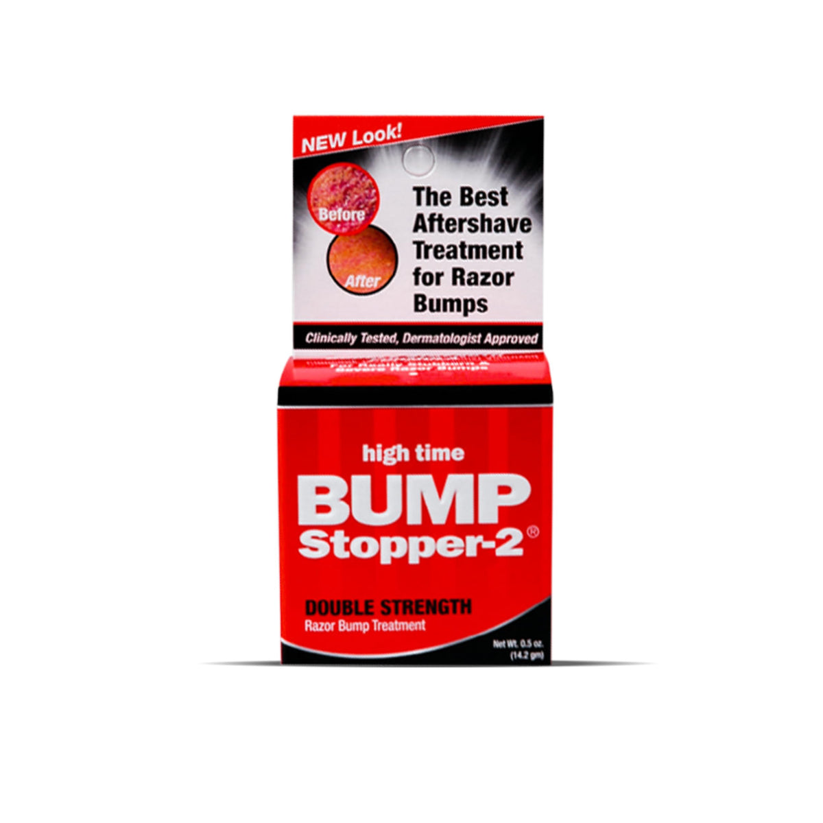 High Time Bump Stopper 2 bottle shown for easy aftercare against razor bumps.