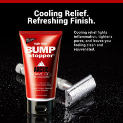 High Time Bump Stopper Arctic menthol application—refreshing shave sensation