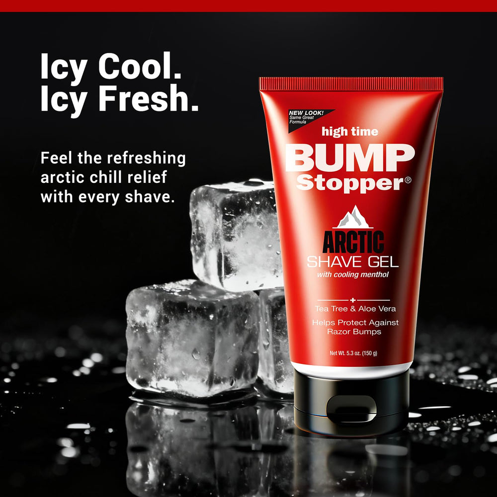 High Time Bump Stopper Arctic thin film protection—even beard, smoother shave