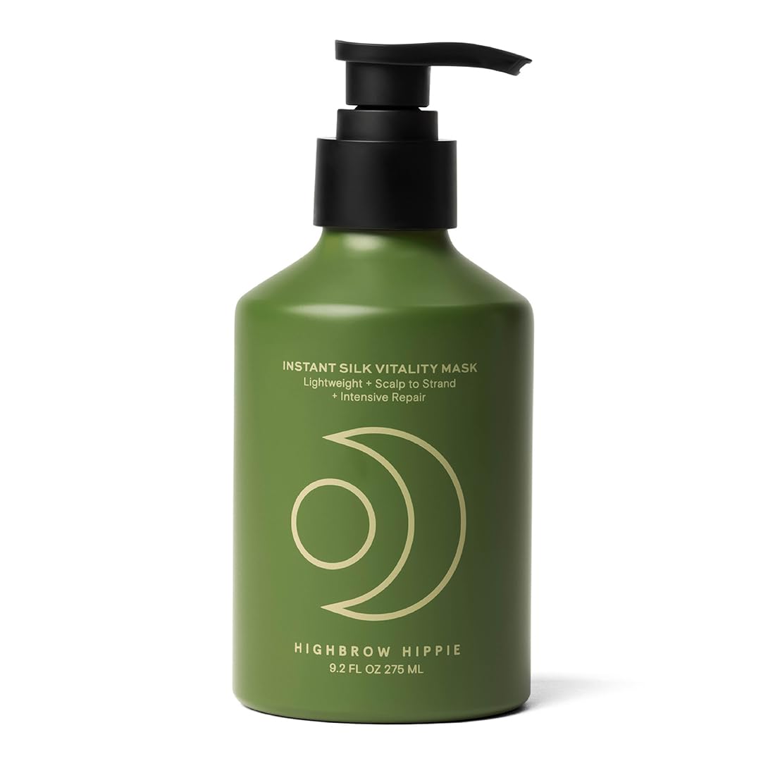 Highbrow Hippie Instant Silk Vitality Mask packshot for silky hair after first use.