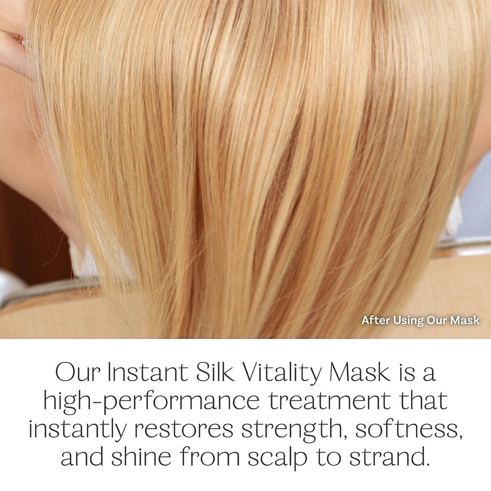 Highbrow Hippie scalp-to-strand repair action highlights strengthened roots and smoother lengths.