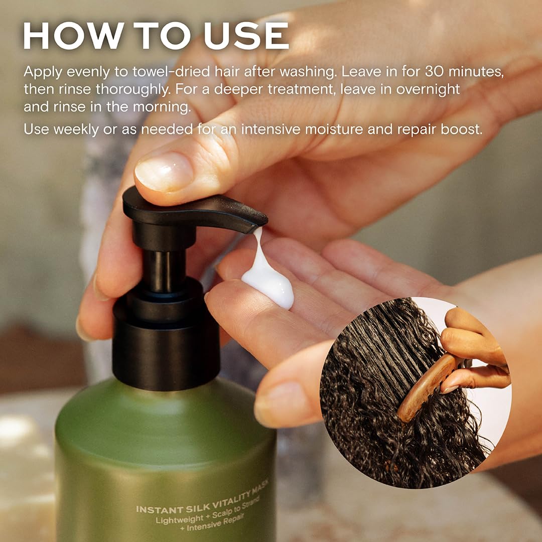 Highbrow Hippie tsubaki-oil smoothing-softness nourishes delicate lengths.
