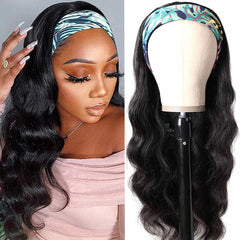 Higher Body Wave Headband Wig 18 inch for effortless daily wear and natural look