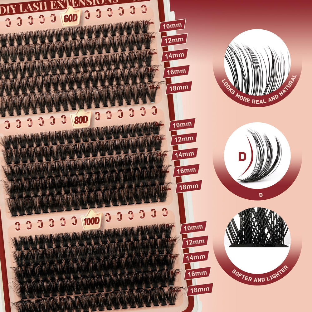 Higu clace 600pcs provides options for natural and bold makeup.