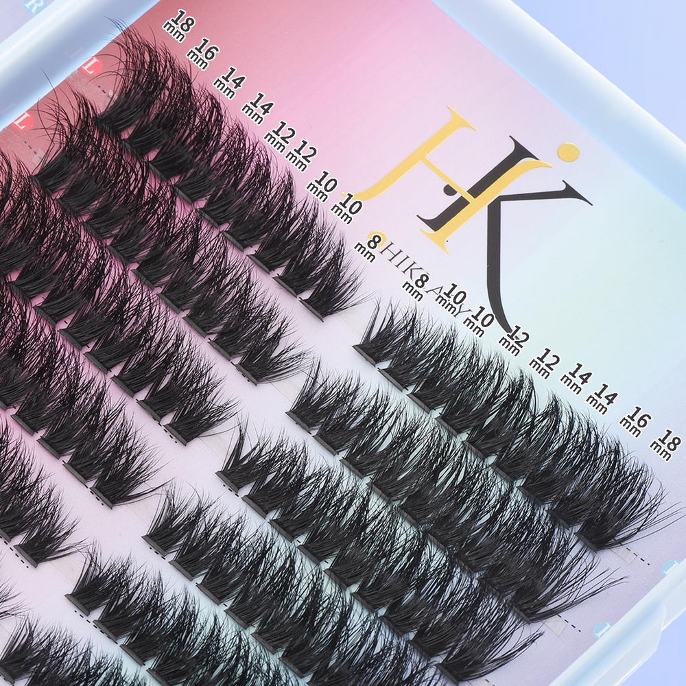 Hiklasy 432-piece lash cluster kit ready for extended lash routines.
