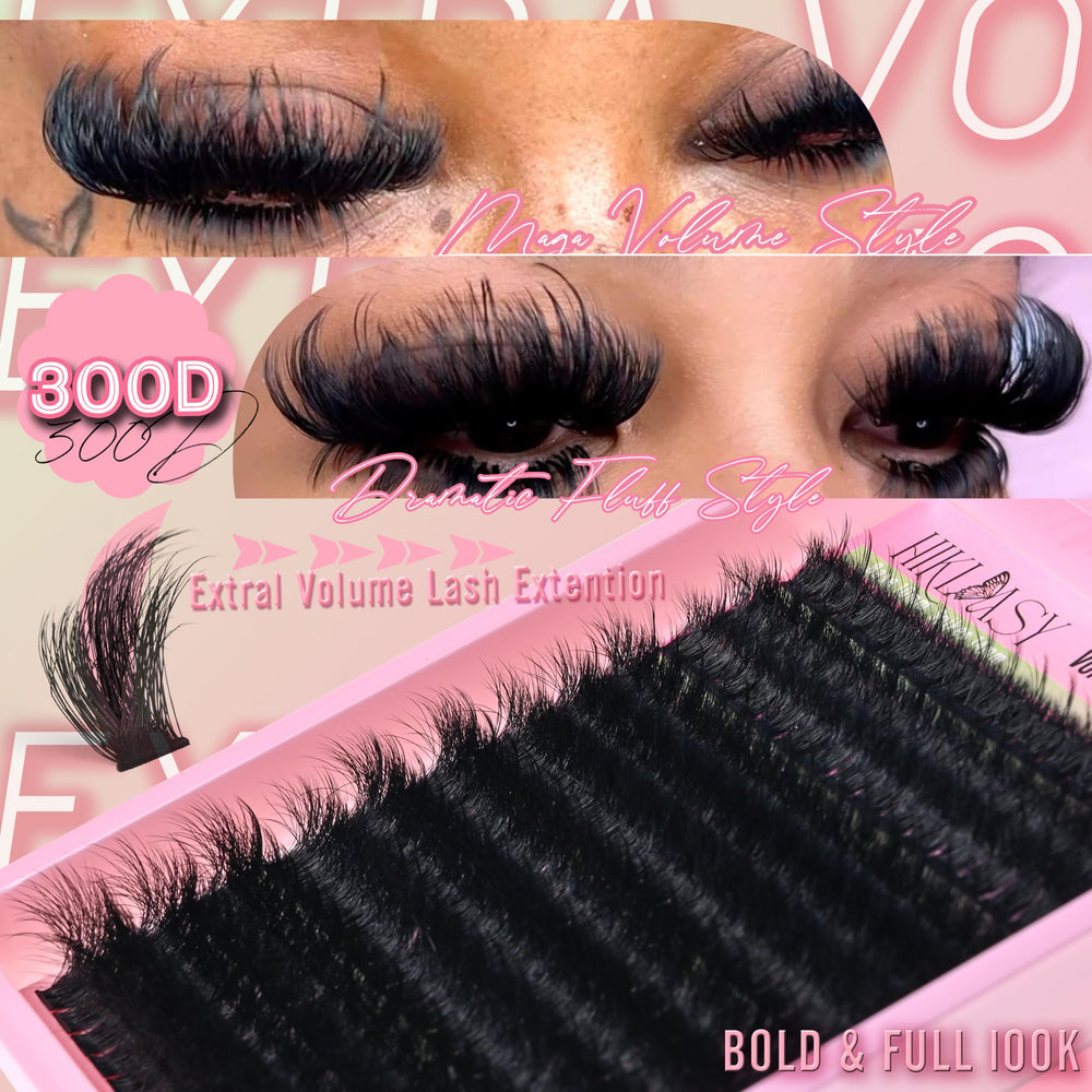 HK HIKLASY mixed 14-22mm lengths customize your lash line