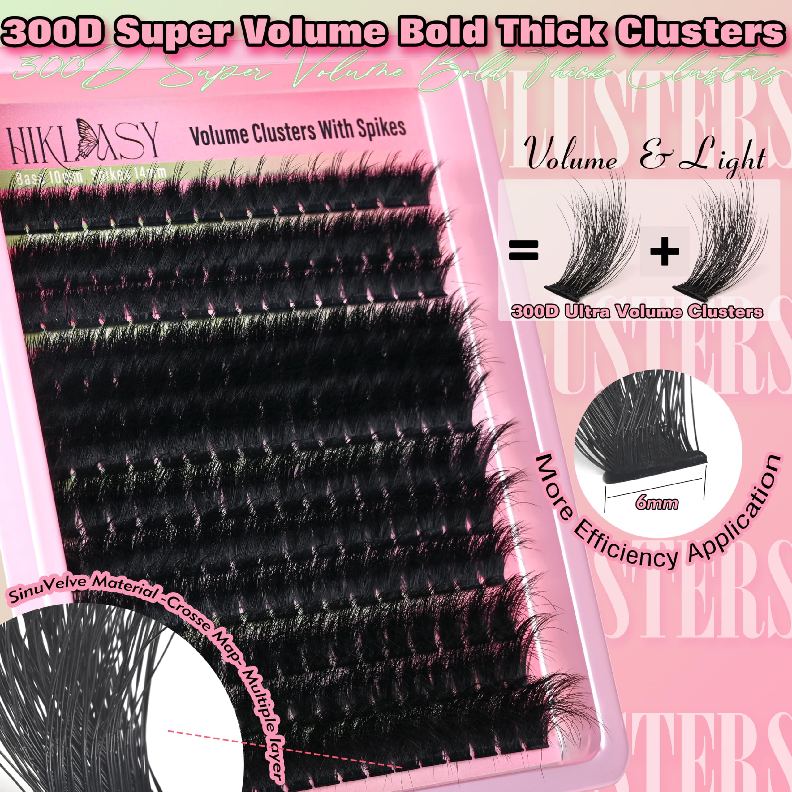 HK HIKLASY SinuVelve material delivers lighter, fuller lashes