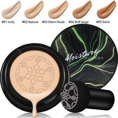Hilareco flat top kabuki brush delivers precise, airbrushed finish.