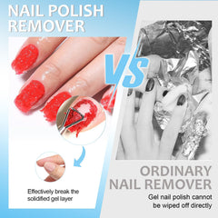 HiLemon Quick Gel Remover applying to nails demonstration