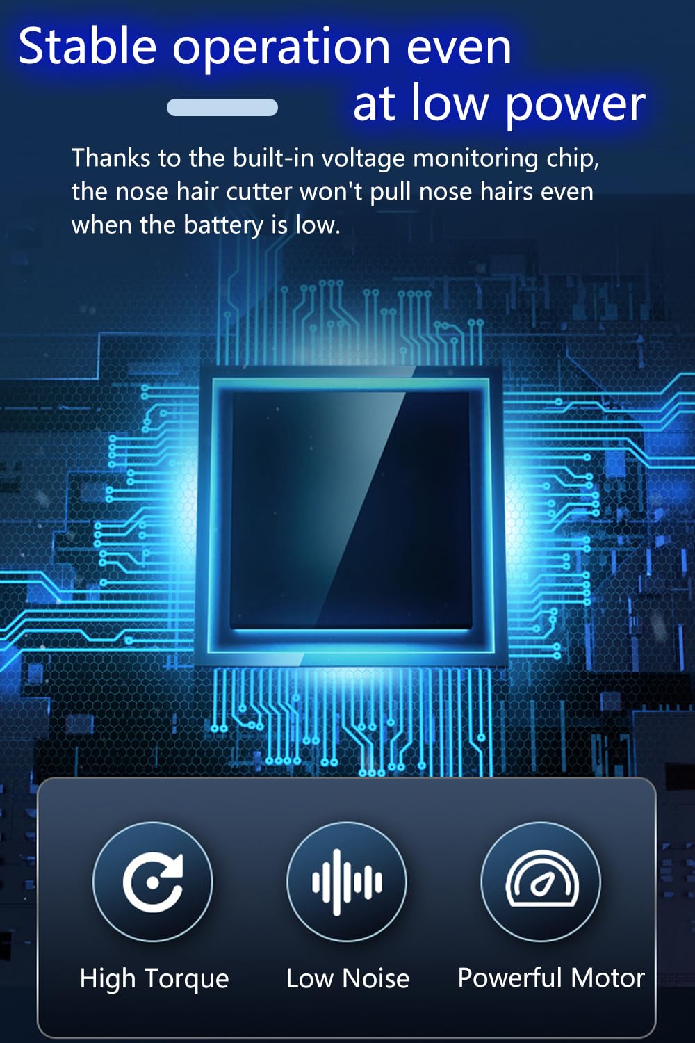 HILIYOT nose hair trimmer USB-C charging enables quick recharge