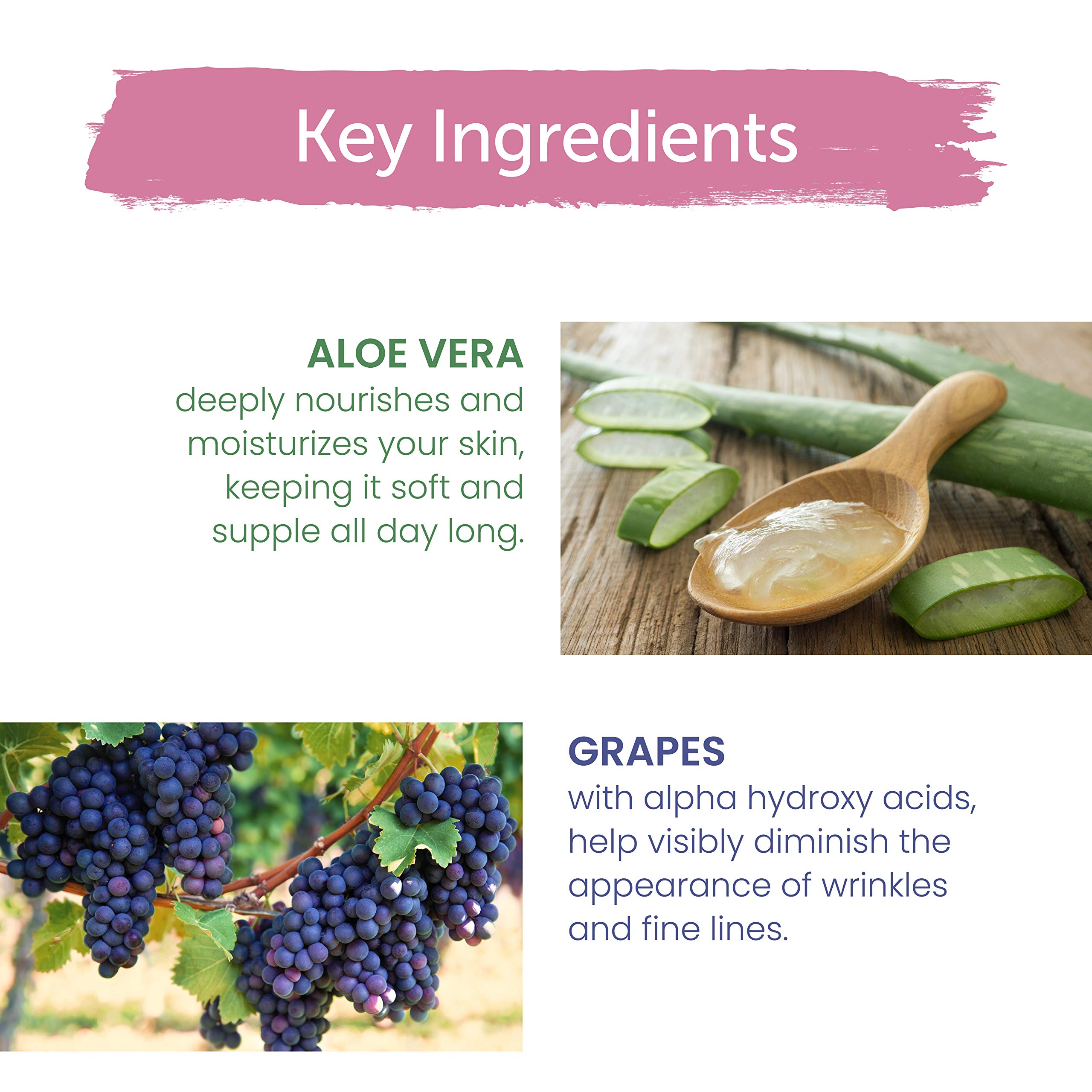 Himalaya Anti-Wrinkle Cream with Grapes emphasizes gentle nourishment for moisture.