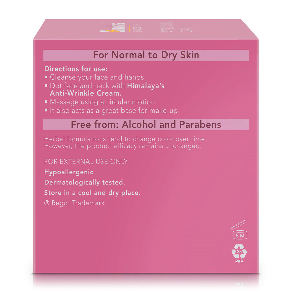 Cruelty-free Himalaya Anti-Wrinkle Cream scene showcasing ethical skincare.