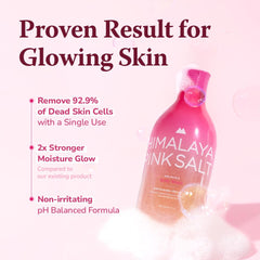 Himalaya Pinksalt with hyaluronic acid hints at hydration boost for skin.