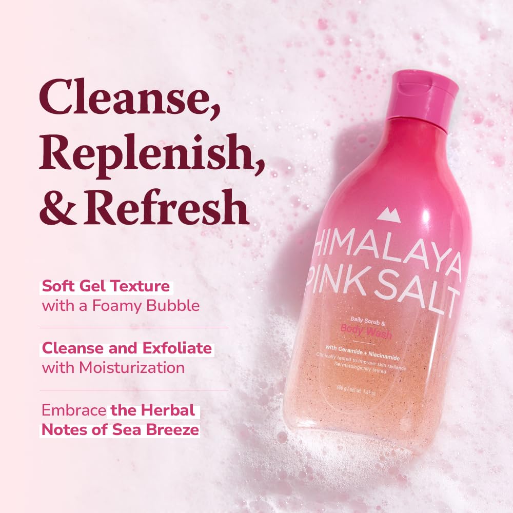 Himalaya Pinksalt retinol visuals suggest renewal benefits for skin.