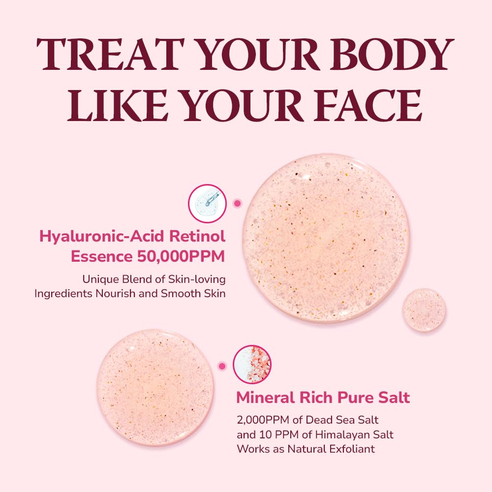 Himalaya Pinksalt shower gel pour reveals rich lather and cleansing action.