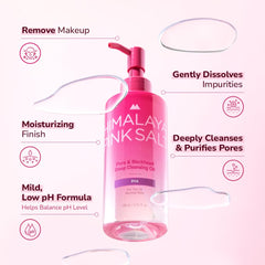 HIMALAYA PINKSALT effortlessly removes waterproof makeup and sunscreen.