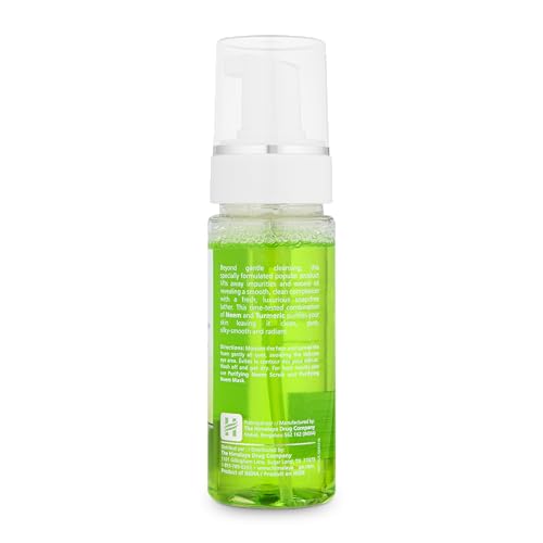 Close-up of foaming lather from Himalayan Neem and Turmeric cleanser.