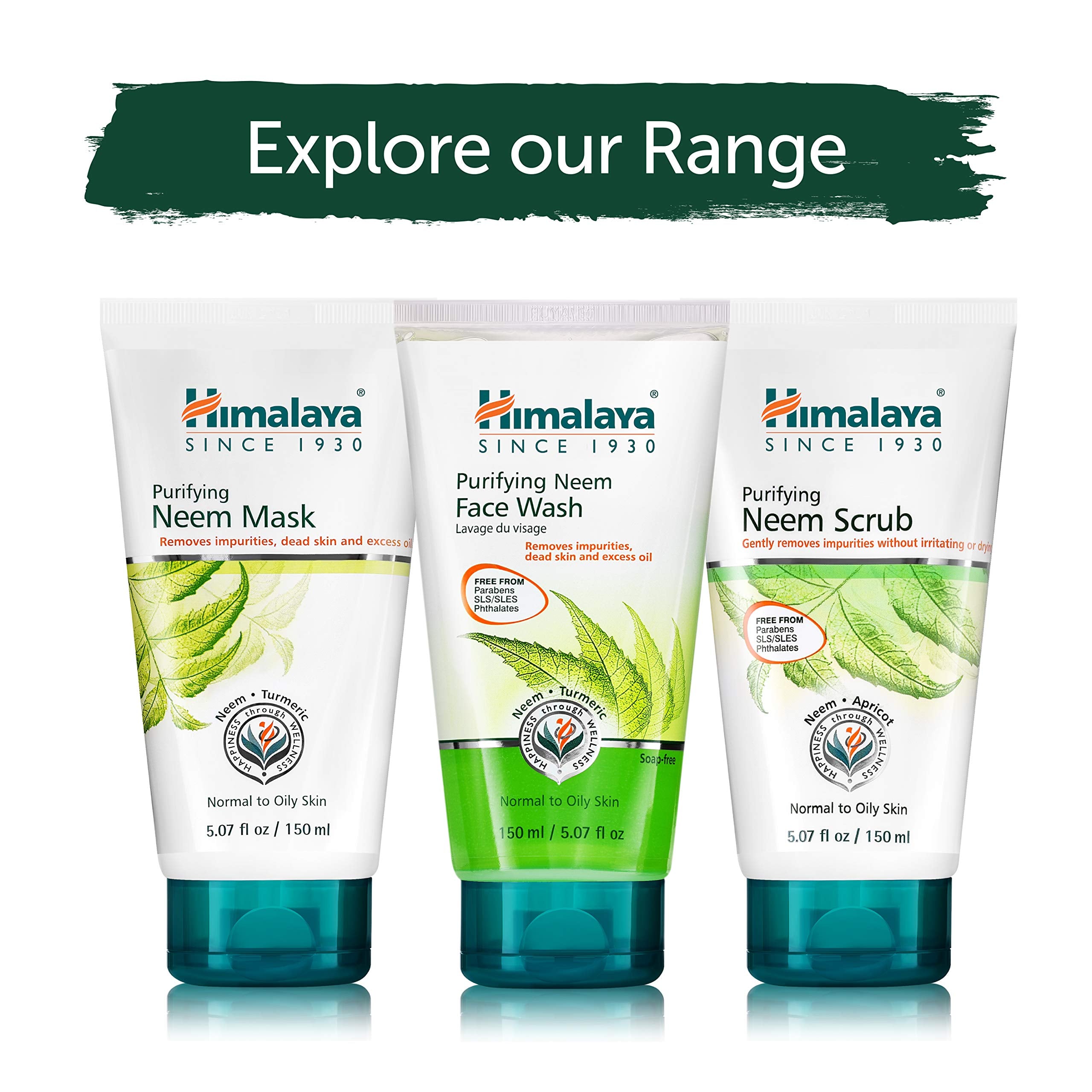 Natural ingredients in Himalaya Purifying Neem Scrub with neem and apricot.