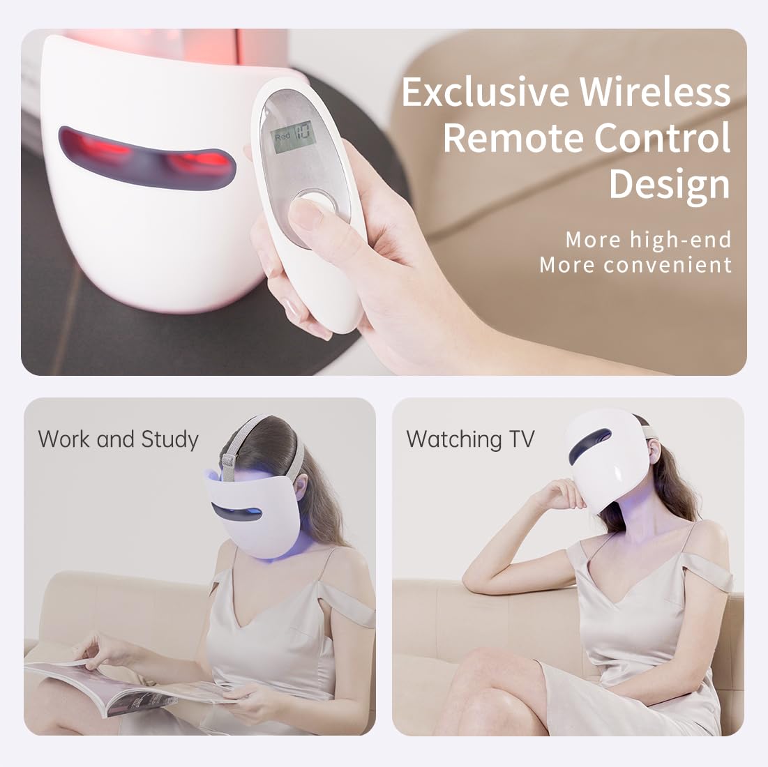 HIME SAMA one-touch control illustration emphasizes simple, quick session setup.