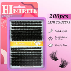 Himirell 100D clusters deliver wispy fullness for a soft look