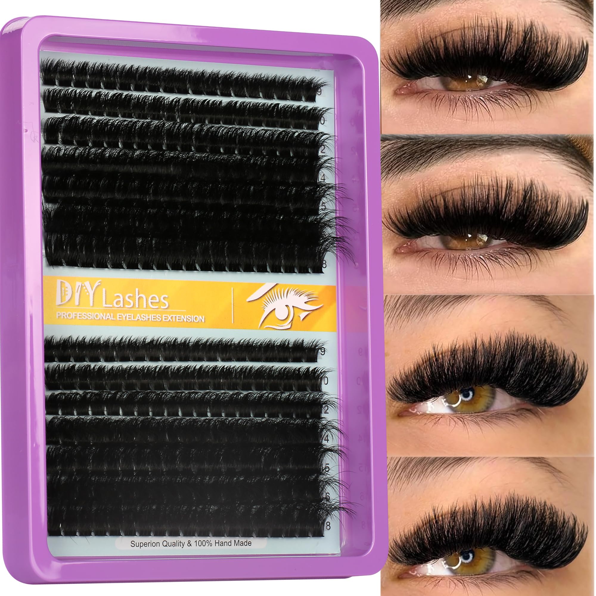 Himirell C Curl lash clusters for natural blend and daily wear