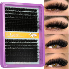 Himirell C Curl lash clusters for natural blend and daily wear