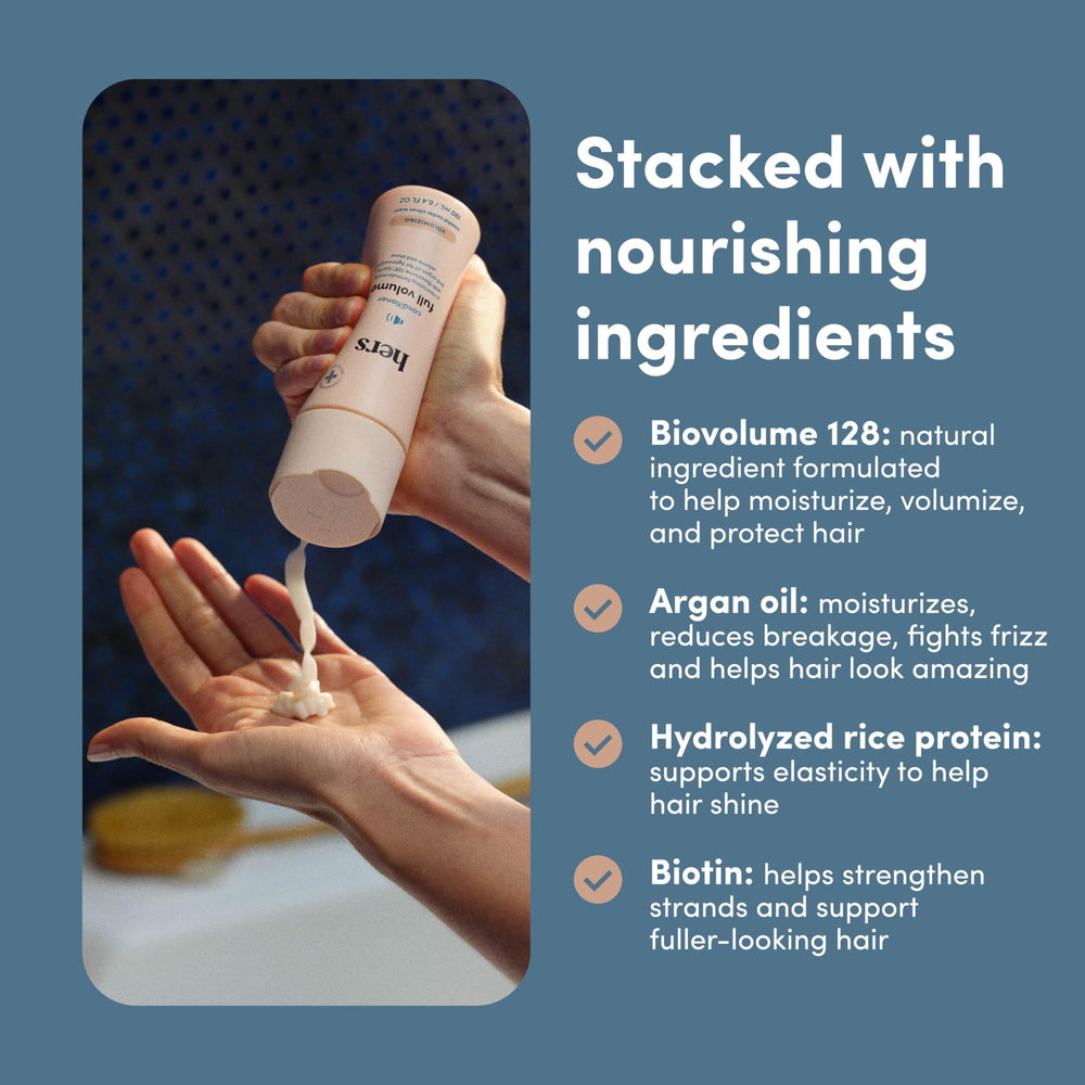 Applying conditioner to mid-length and ends demonstrates use.