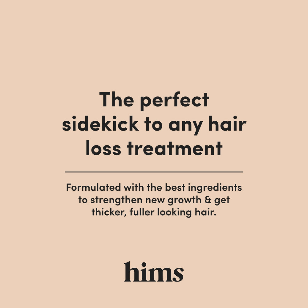 Hims Hers Max Volume Shampoo two-pack packaging shown for value.