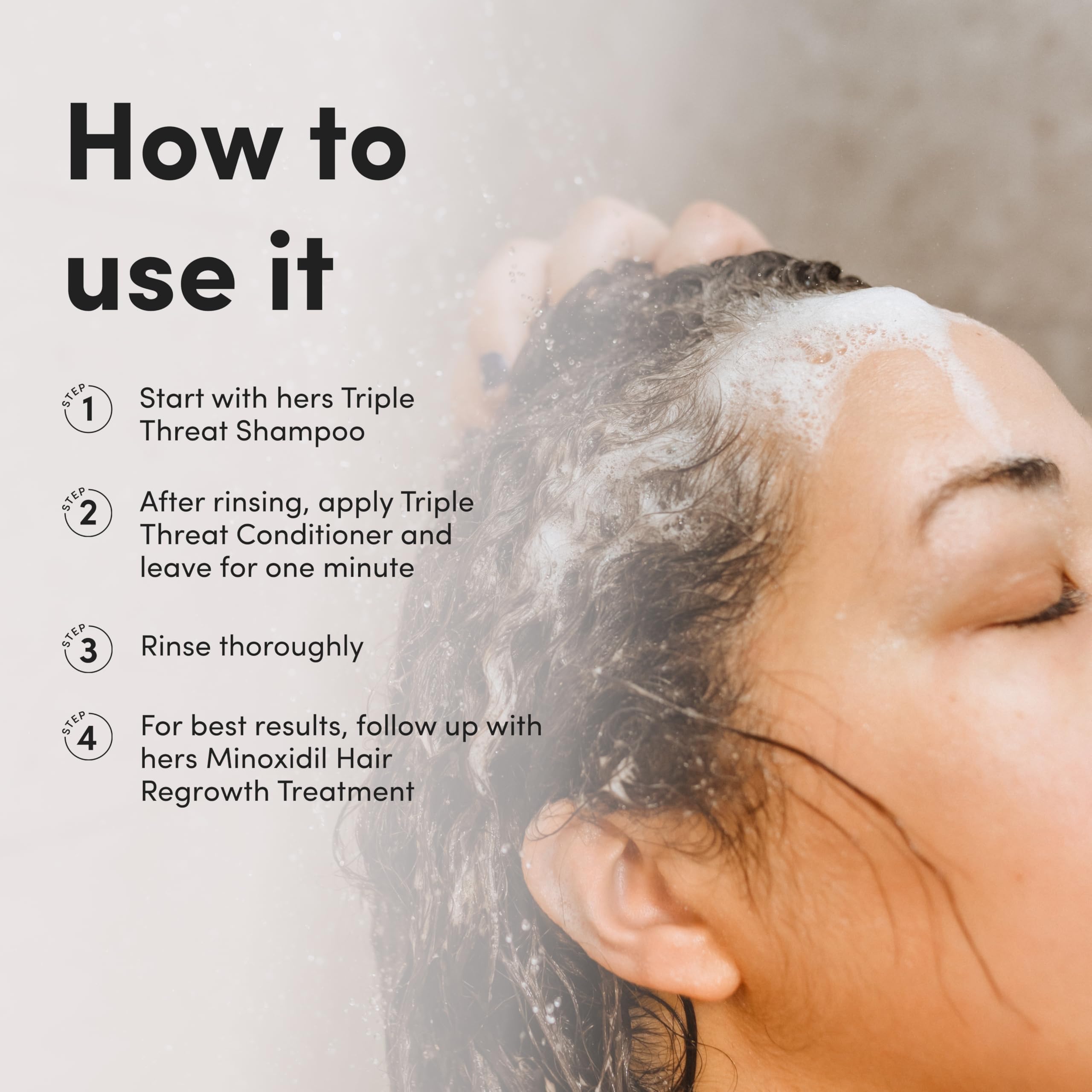 Color-safe bottle of Hims & Hers Triple Threat Conditioner