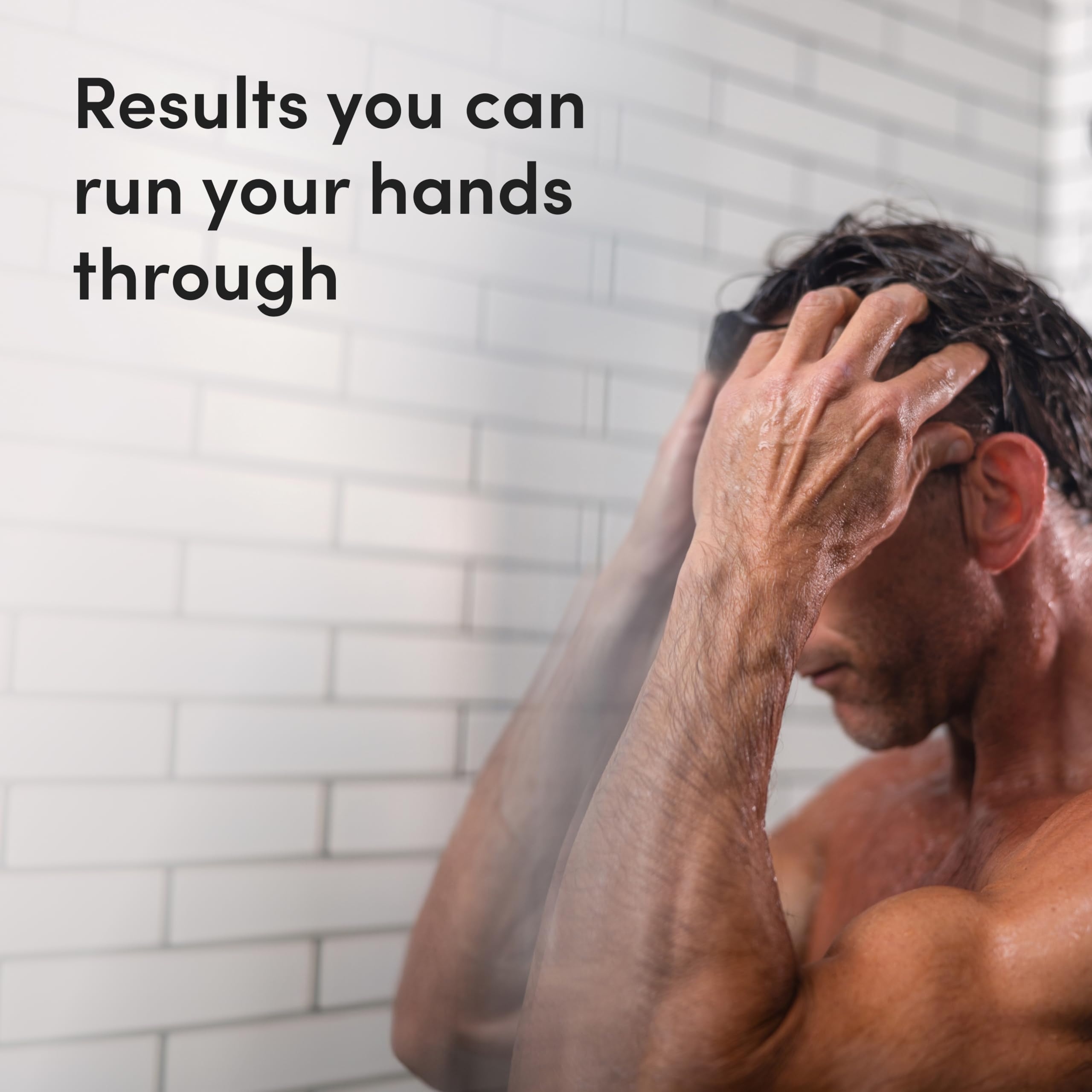 Hims Thick Fix Shampoo on color-treated hair to gently cleanse without harsh additives.