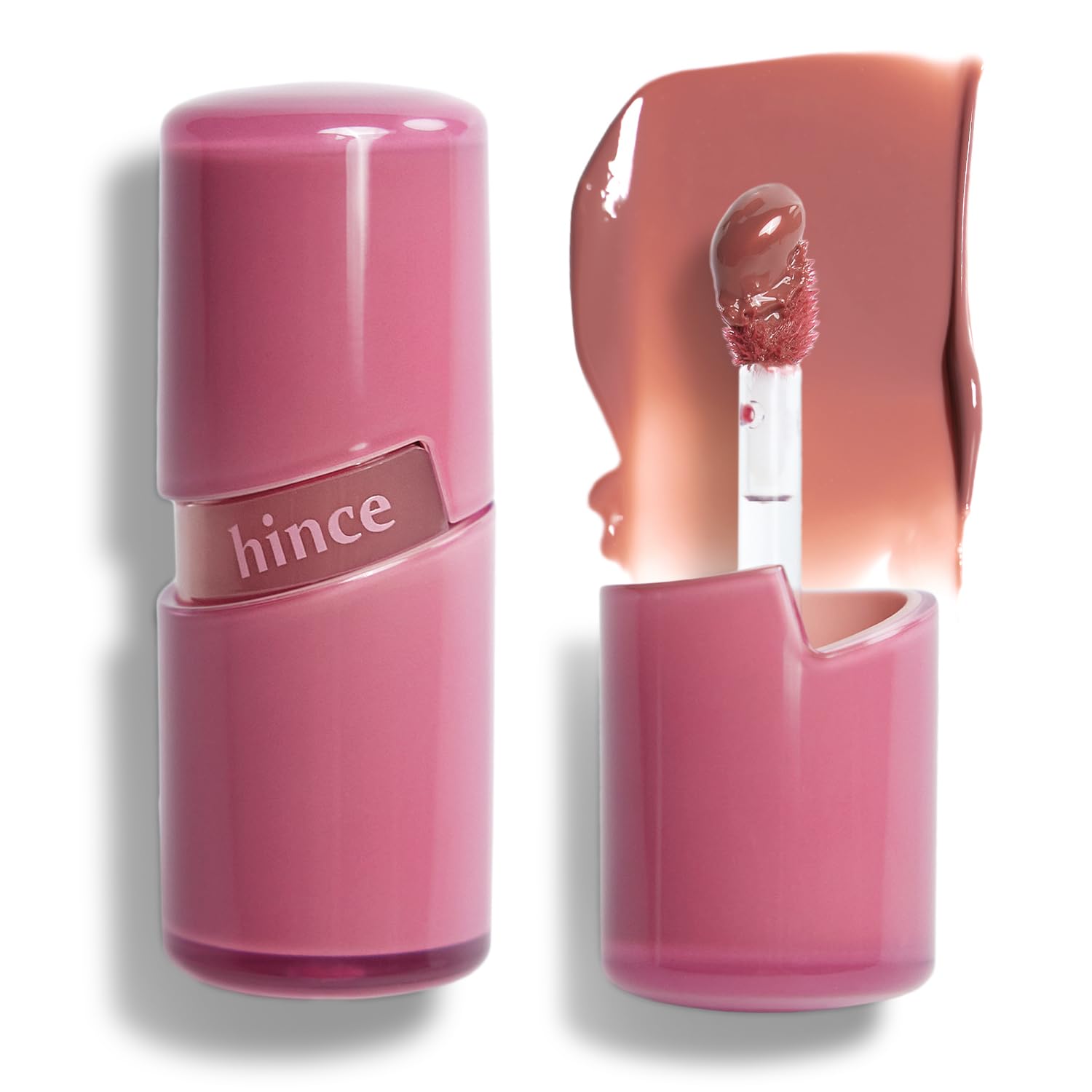 HINCE Raw Glow Lip Tint tube with dewy, buildable color.
