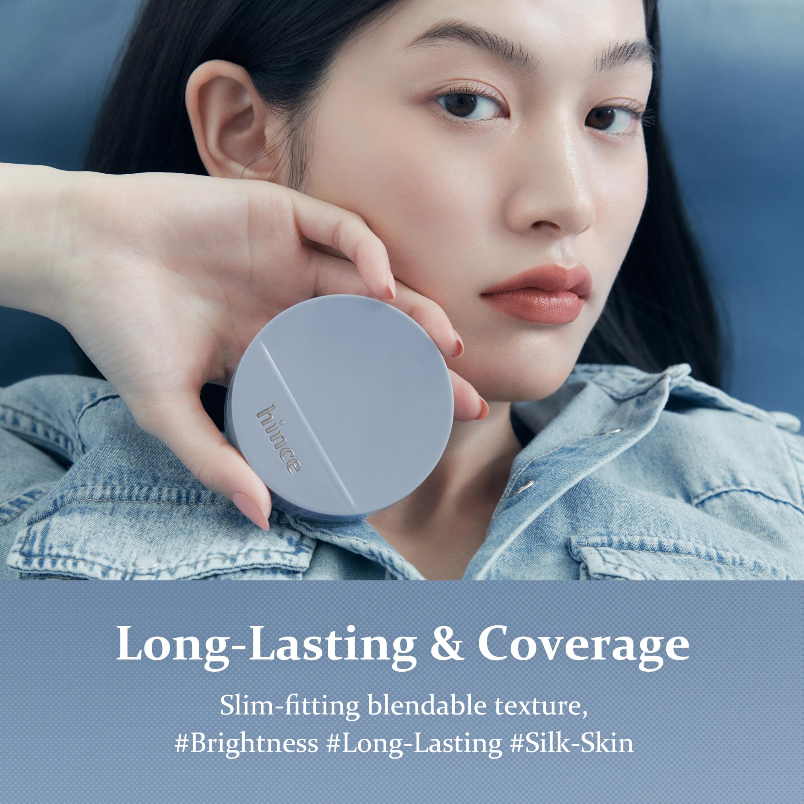HINCE Second Skin cushion on hand shows lightweight feel and seamless blend