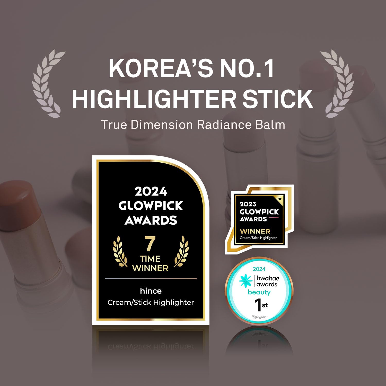 HINCE True Dimension Radiance Balm as a versatile multi-use stick