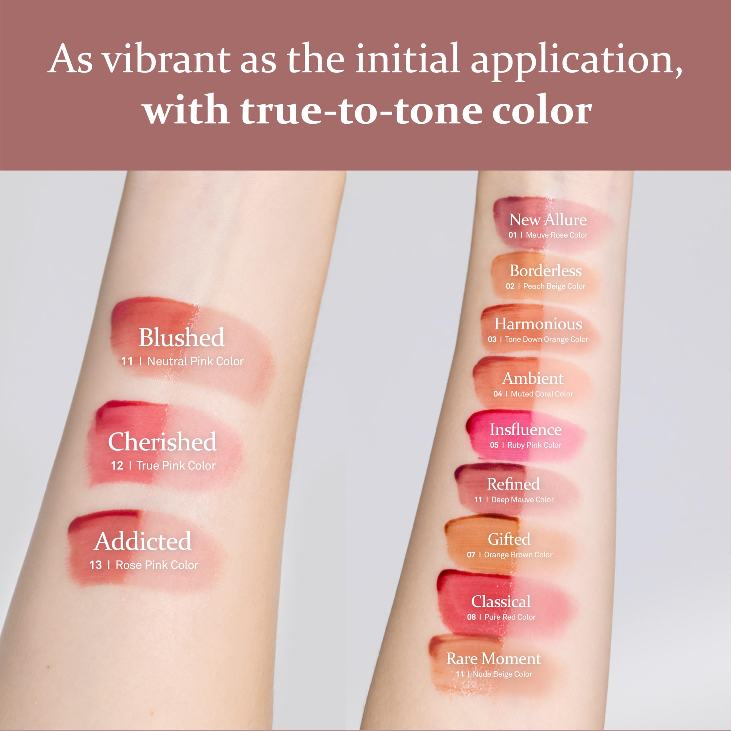HINCE Water Liquid Glow anti-smudge formulation keeps color intact