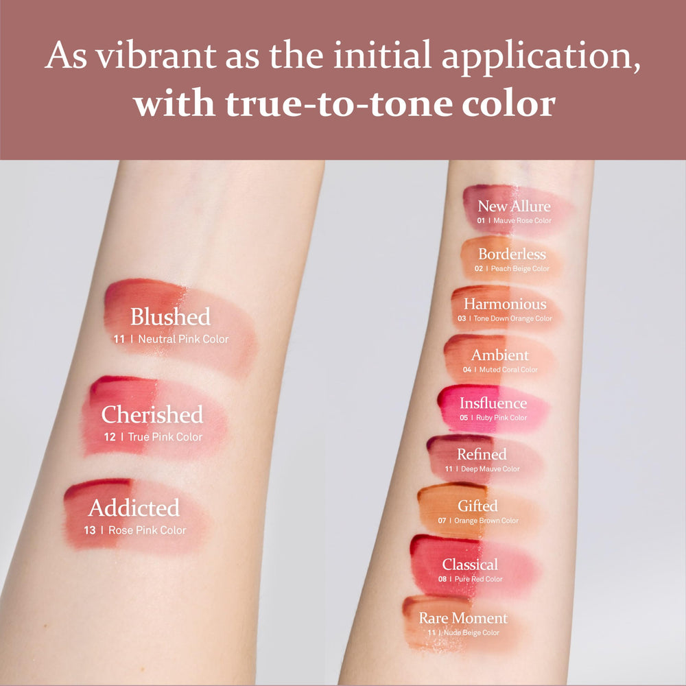 HINCE Water Liquid Glow anti-smudge formulation keeps color intact