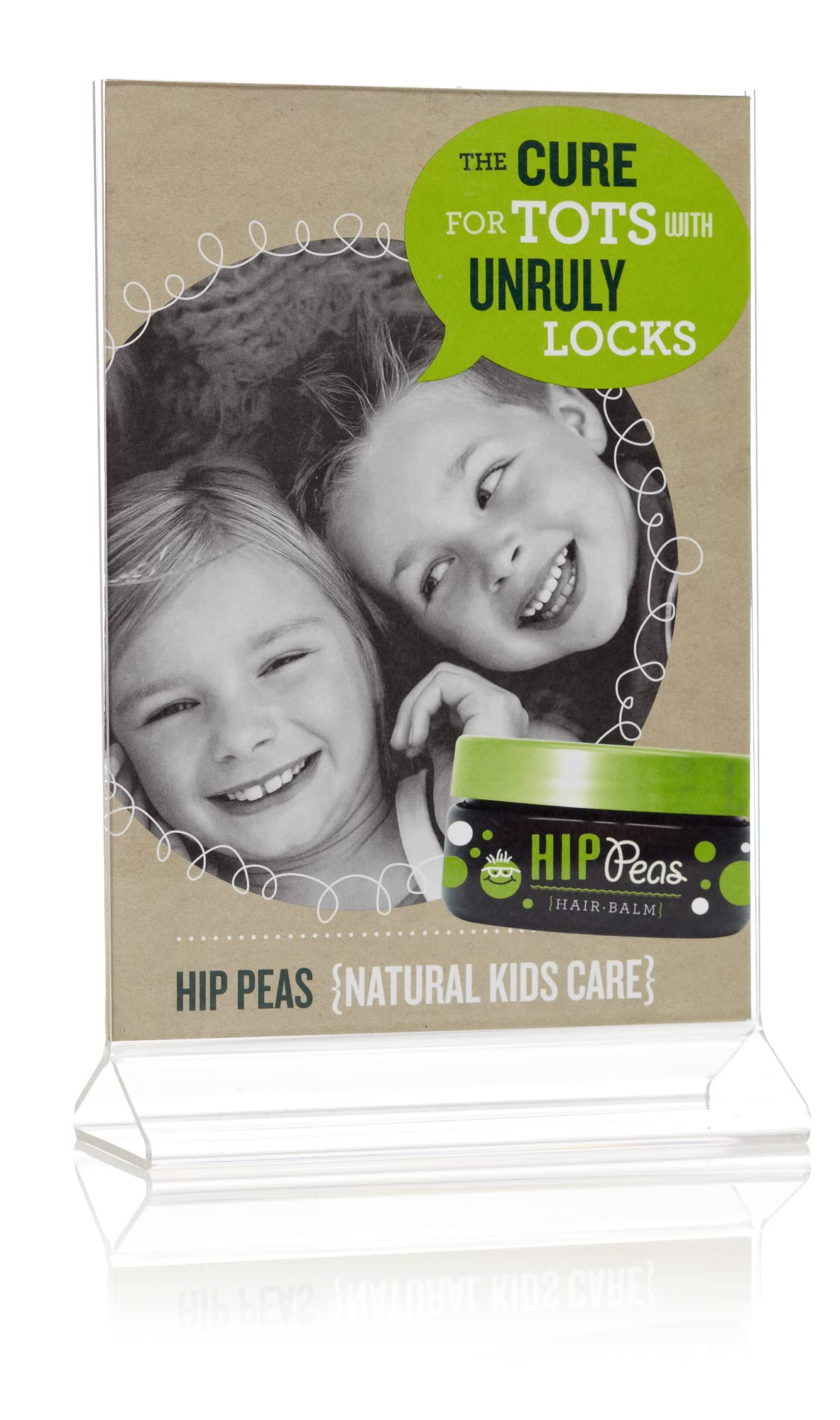 Hip Peas Shampoo hypoallergenic label shown on bottle.