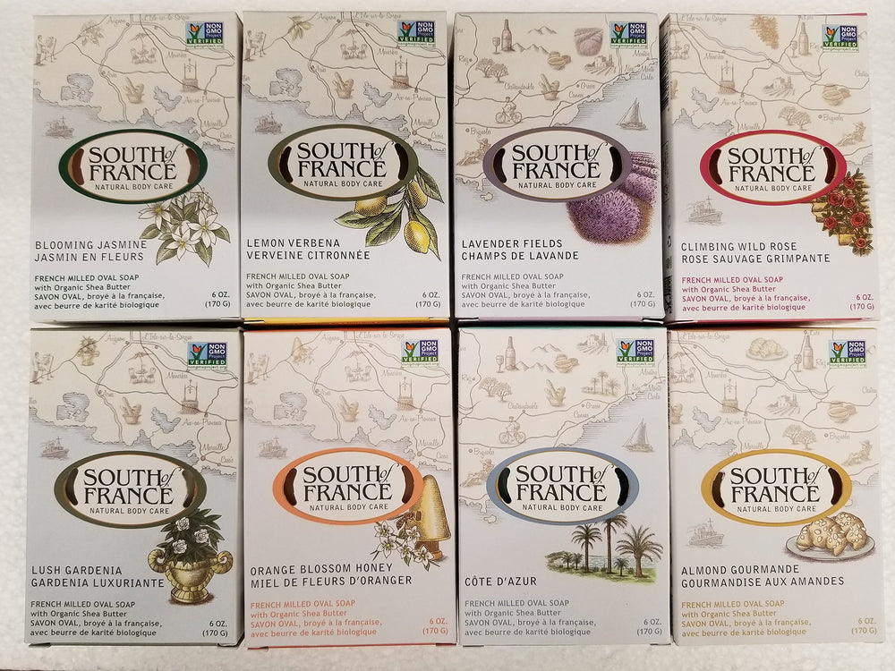 Hipamus savon en barre Sud de la France, 8 parfums, soin hydratant quotidien et parfum subtil