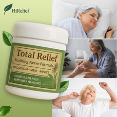 HiRelief Total Relief Magnesium Cream after-activity use helps refresh tired hands and feet
