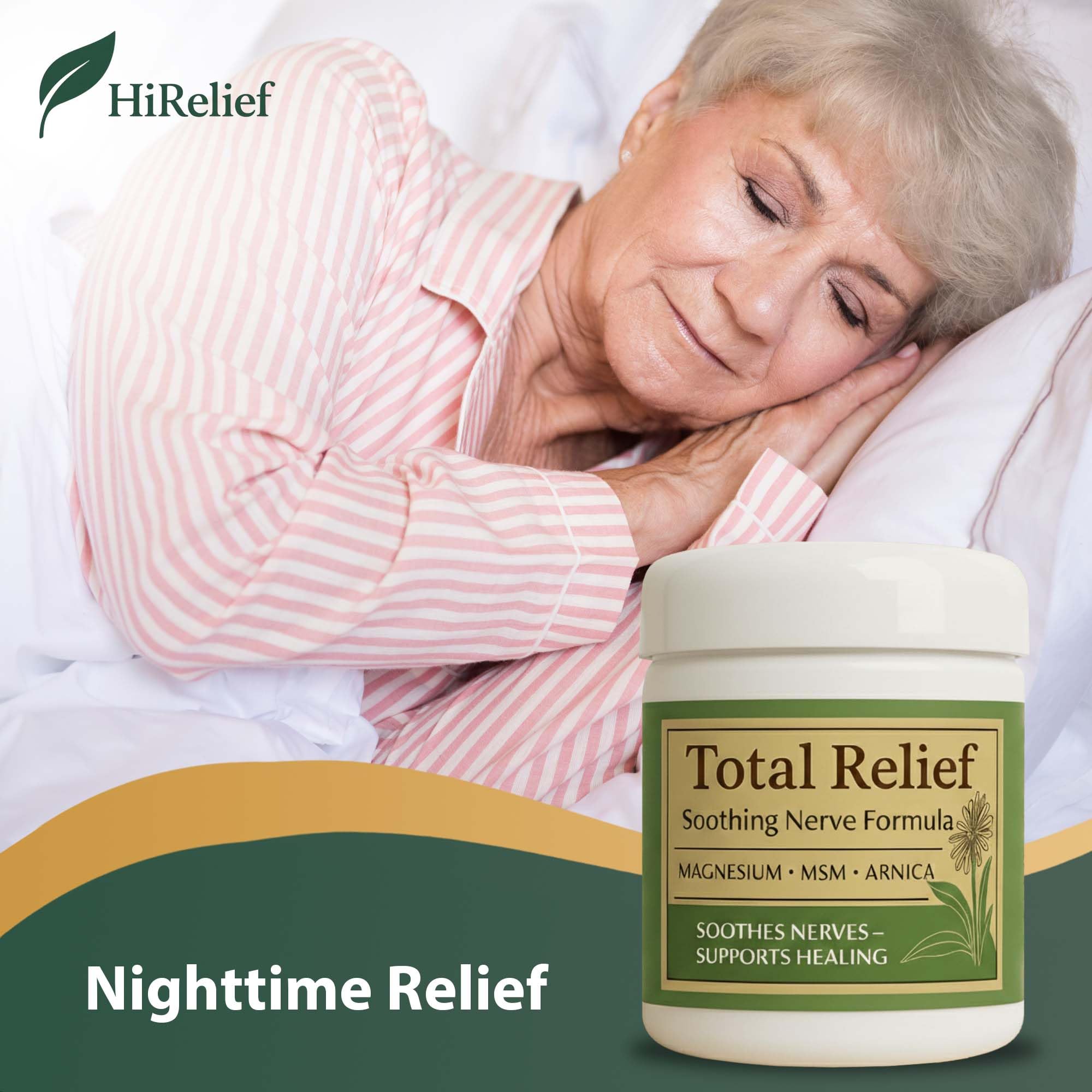 HiRelief Total Relief Magnesium Cream with Arnica offers a calm routine after workouts