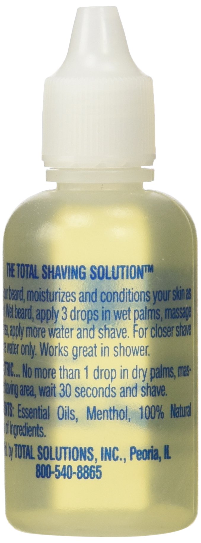 HIS Total Shaving Solution on hand highlights skin hydration prior to shaving.