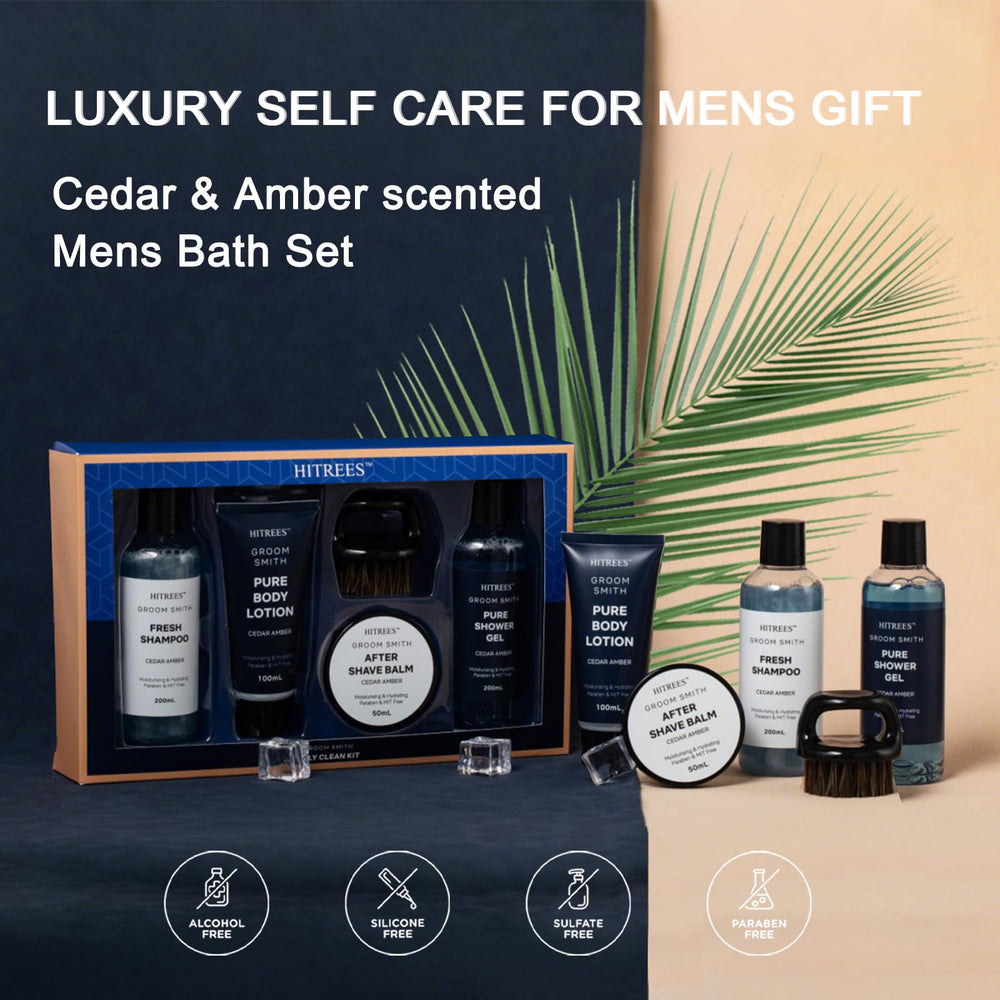 Hitrees After Shave Balm for cooling, soothing post-shave comfort.