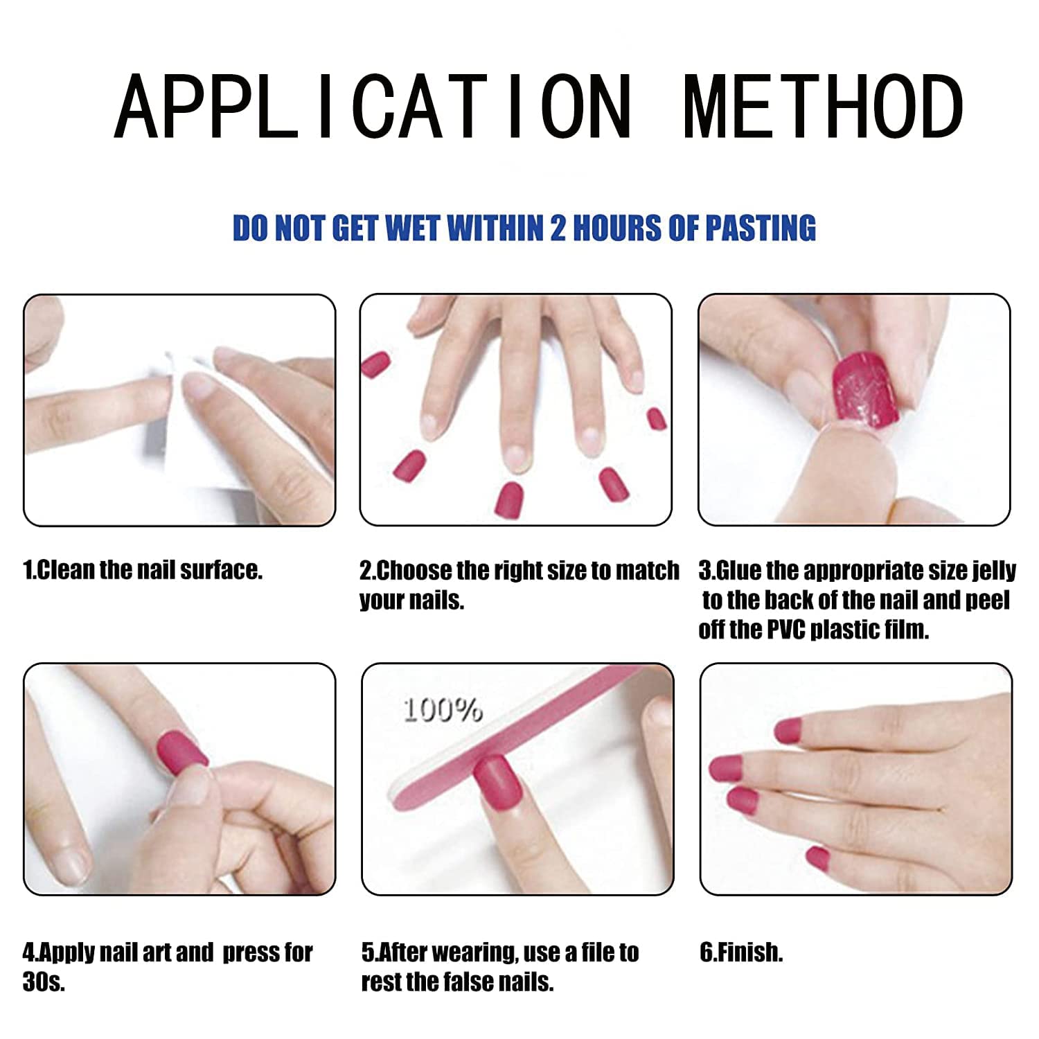 HJKDSFD 12 sizes for a precise nail fit