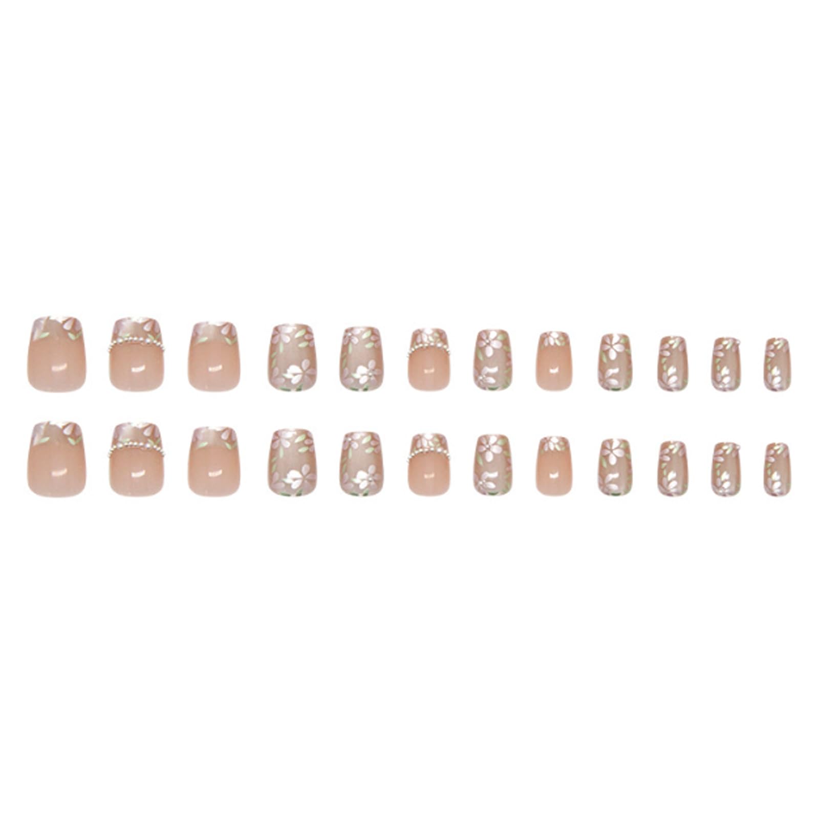 Hkanlre ABS square press-on nails for durable, salon-ready results