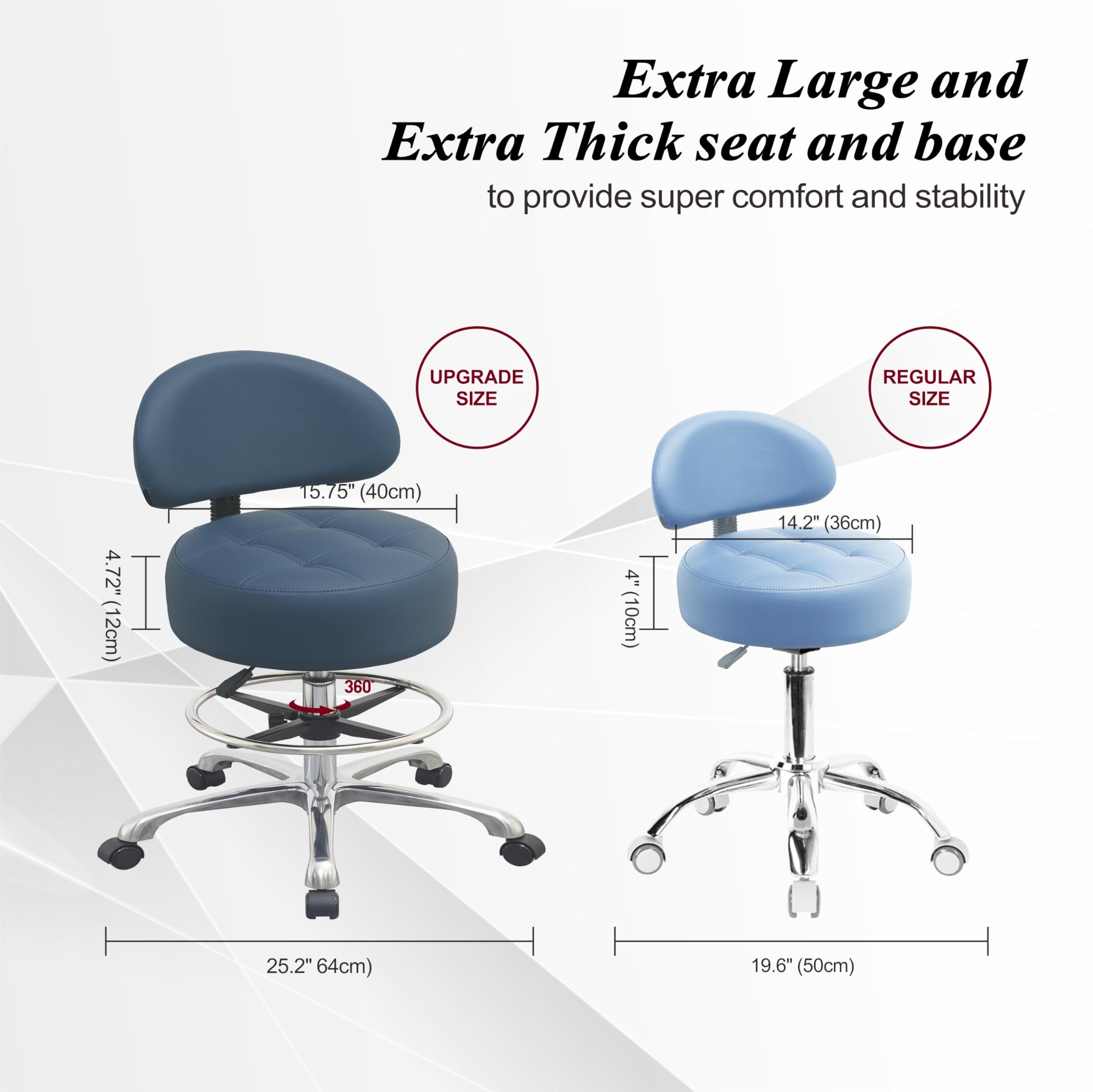 HNKastela extra thick seat cushion enhances long sessions