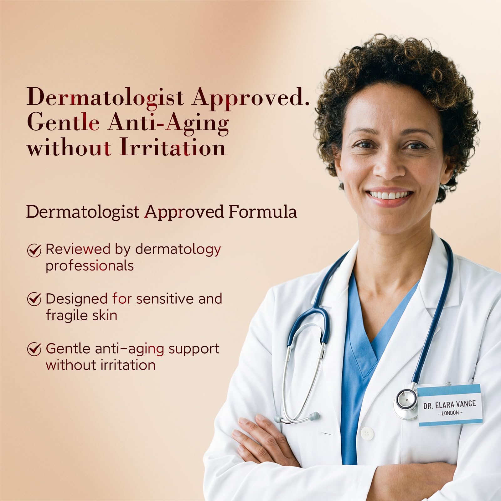 Nightly use targets fine lines and improves skin texture.