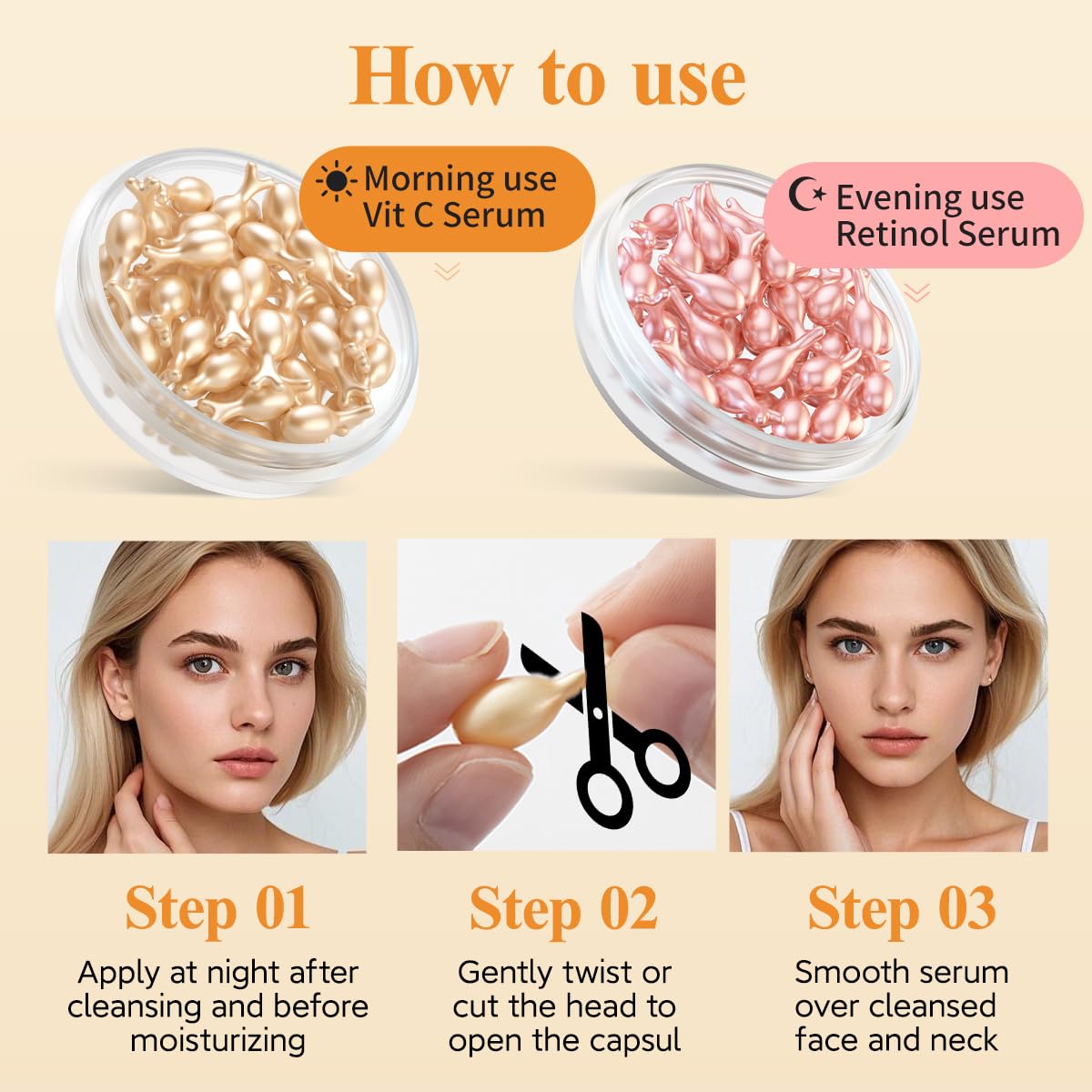 HKH individually wrapped capsules ensure fresh, hygienic usage.