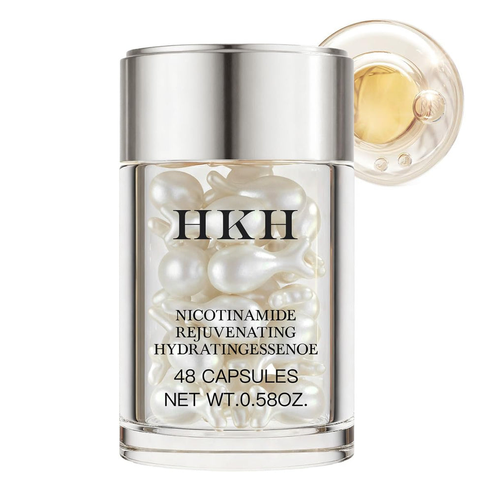 HKH Niacinamide Serum Capsules bottle front for daily hydration benefits