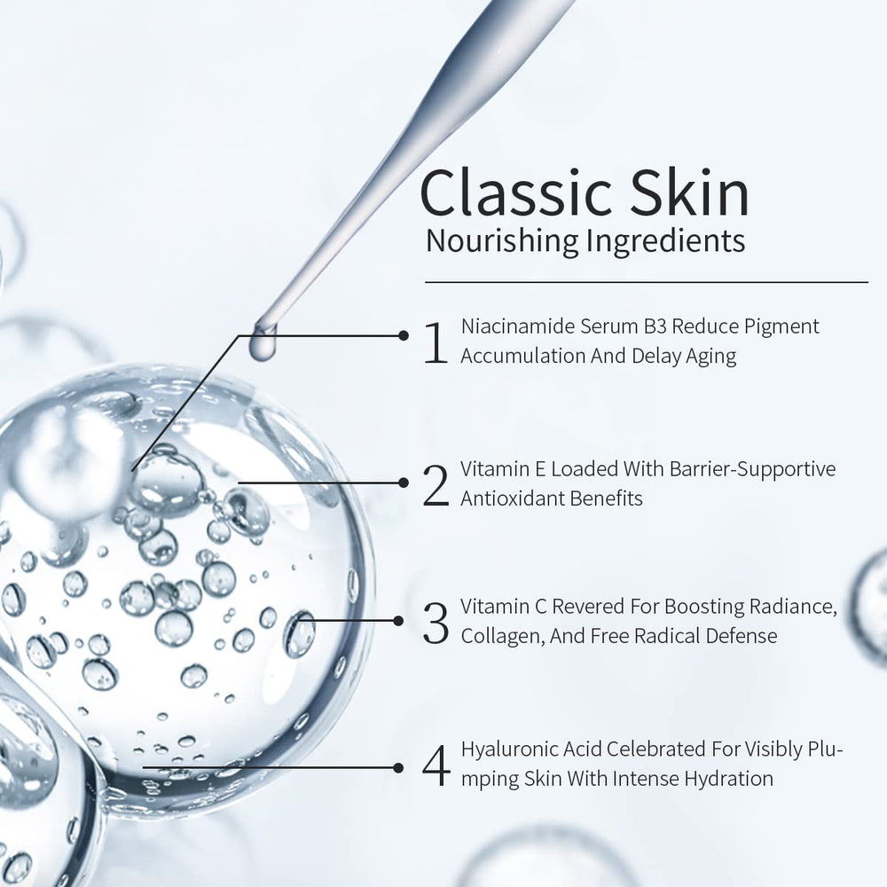 Illustration of HKH Niacinamide Serum Capsules with hyaluronic acid benefit emphasis